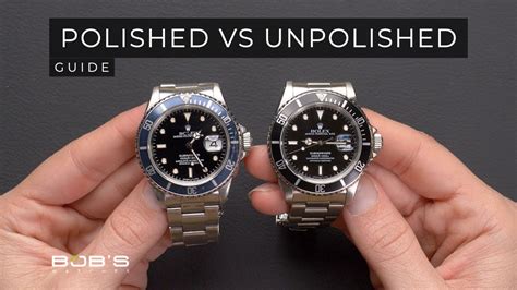 polished vs unpolished rolex|unpolished Rolex holes.